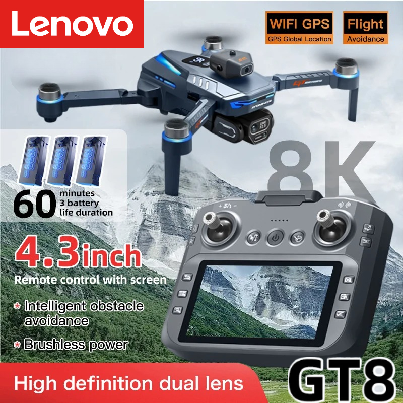 Drone Gps Mount - Drone Lenovo GT8 8K Profissional com