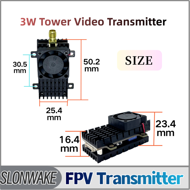 Drone Frame - SLONWAKE 5.8G 3000mW Simulação VTX FPV
