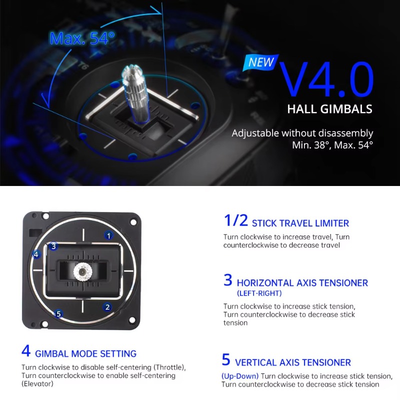 RadioMaster TX16S MKII V4.0 16 - Drone Gimbal avaliação e preço