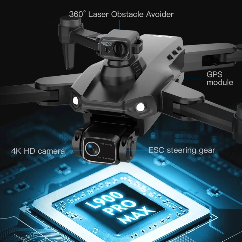 L900 Pro MAX GPS Drone 4K Prof - Drone Gps Module avaliação e preço