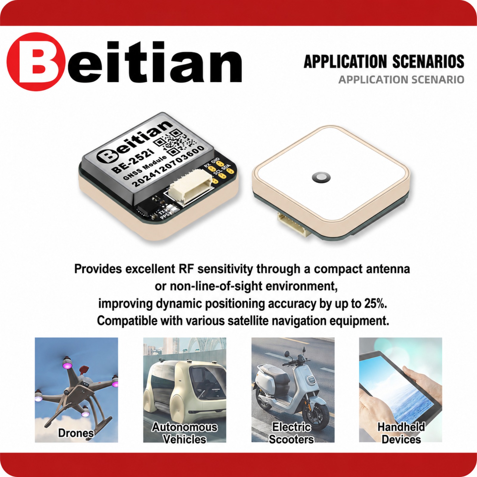 Módulo de Bússola GNSS de Modo - Drone Gps Module avaliação e preço
