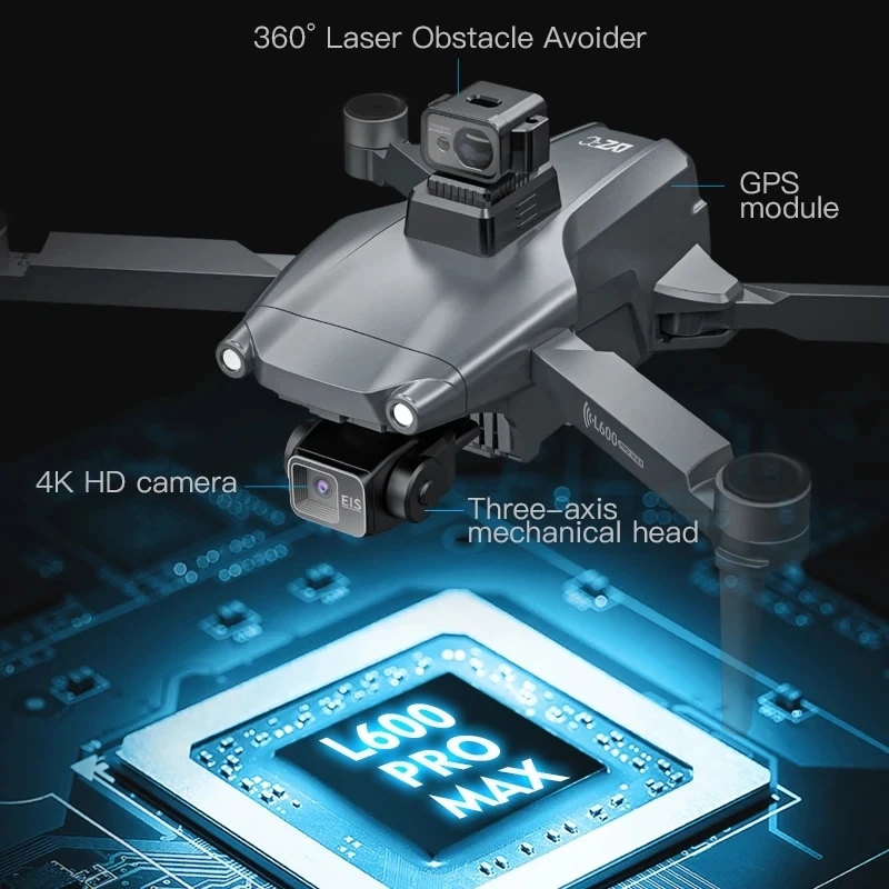 L600 pro max gps drone profiss - Drone Gps Module avaliação e preço