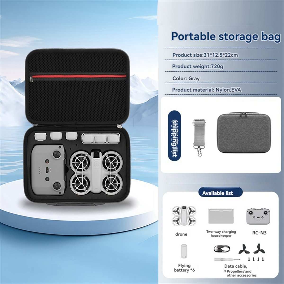 Bolsa de Transporte A43M para  - Drone Battery Strap avaliação e preço