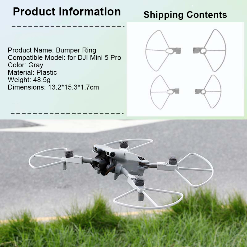 Para DJI Mini 5 Pro: Anel Prot - Drone Propeller Guard avaliação e preço