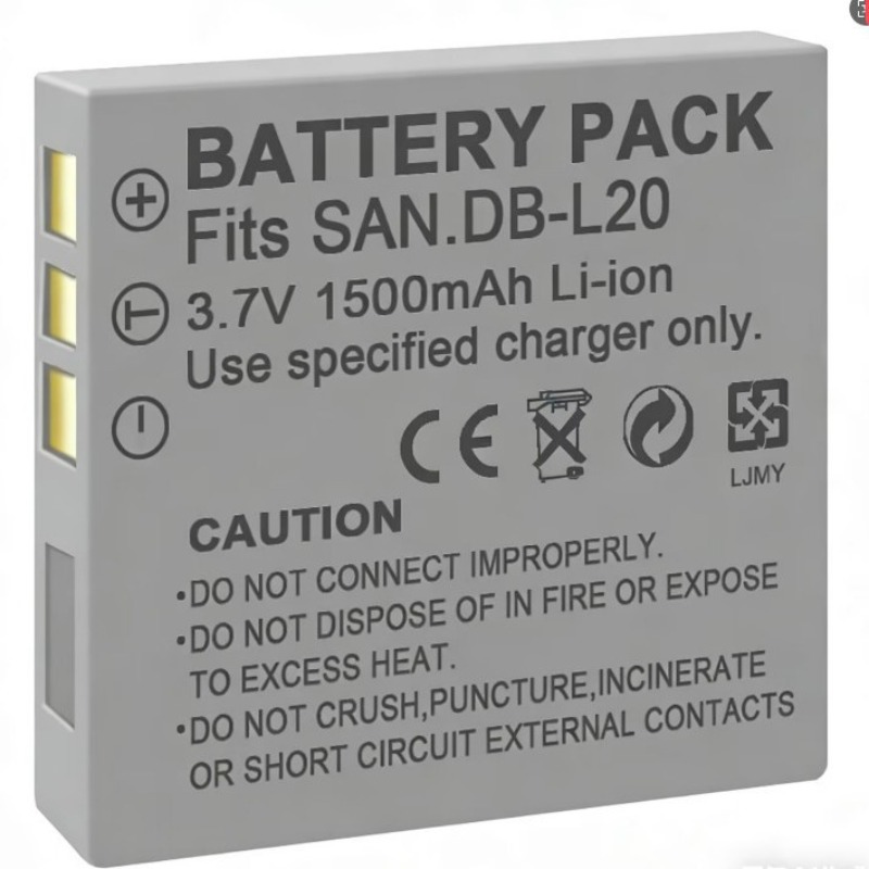 Bateria 3.7V 1500mAh DB-L20 pa - Drone Camera avaliação e preço