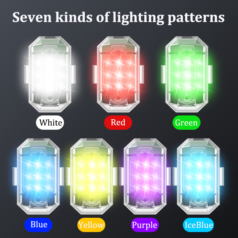 1/2/4 pces sem fio led drone l - Drone Led Light avaliação e preço