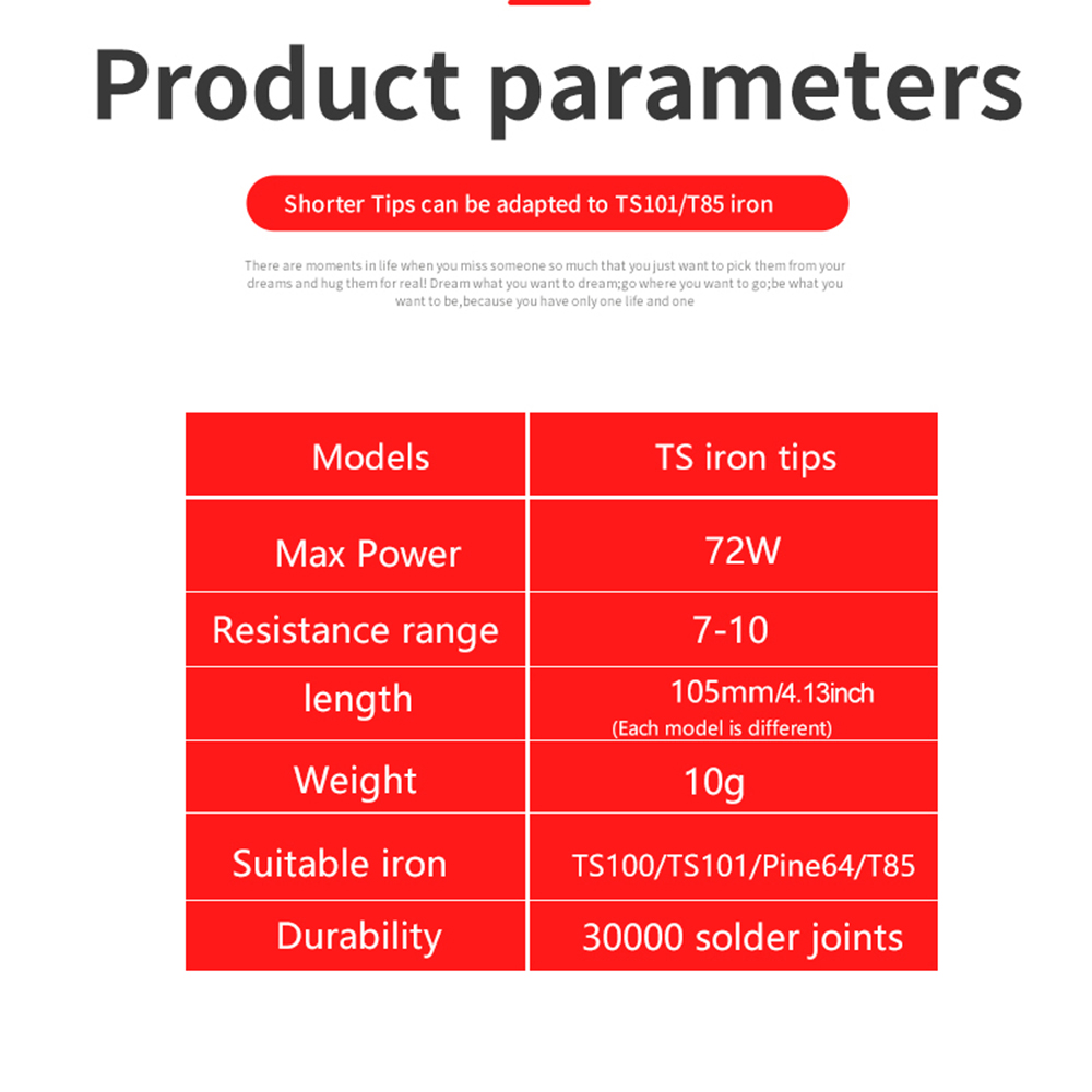Pontas de ferro de solda ts101 - Drone Buzzer avaliação e preço